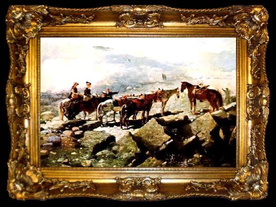 framed  Winslow Homer Mt Washington, ta009-2